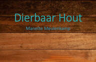 logo/plaatje van hout met daarop de naam Dierbaar Hout Manette Meulenkamp